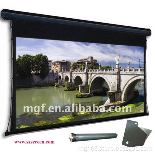 4:3 120'' Electric Tab Tension Screen with Perforated fabric